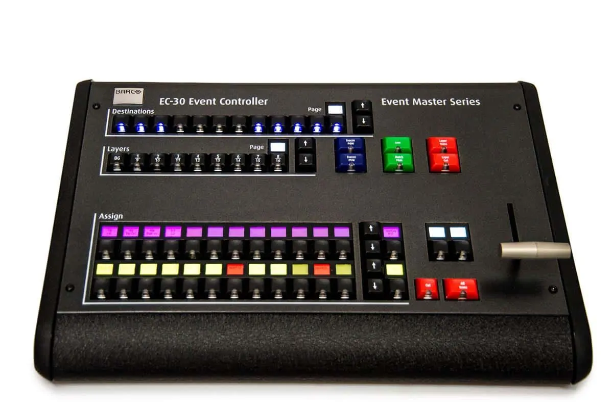 Bigabox Productions Video & Presentation System equipment hire: Barco EC-30|