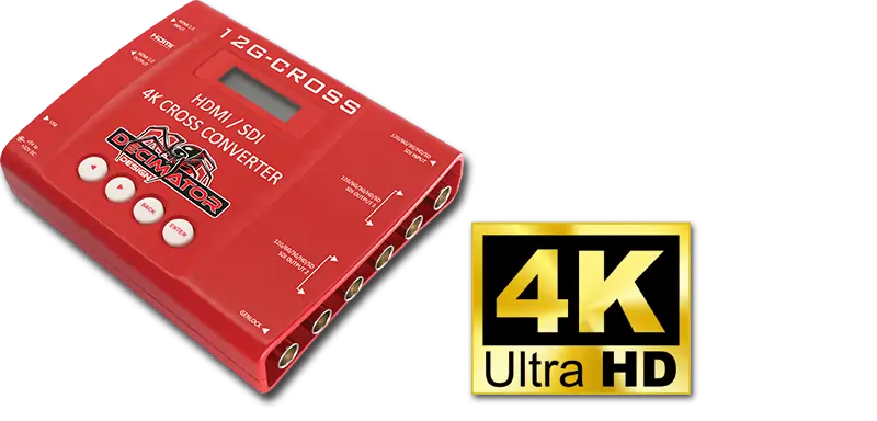 Product image of the Decimator 12G-cross supplied by Bigabox Productions LED Video control & playback equipment hire