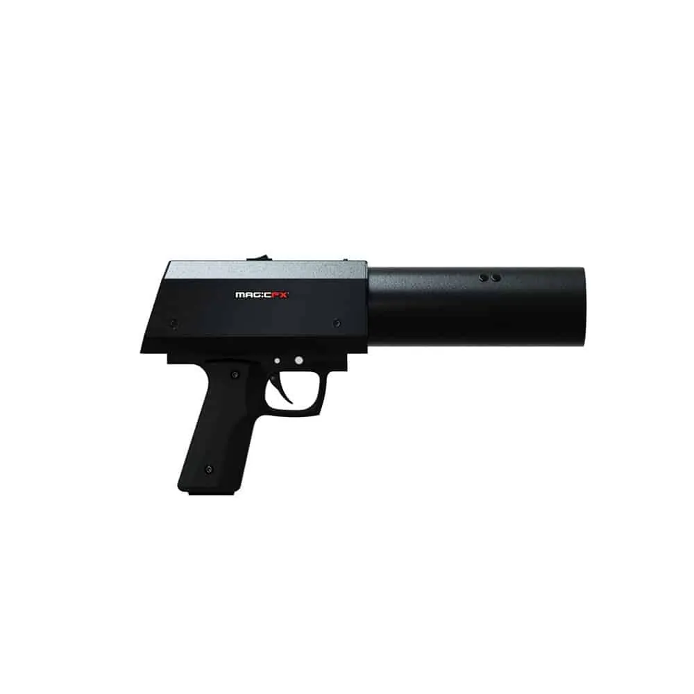 Bigabox Productions Special FX & Confetti/Streamers equipment hire: Magic FX Confetti Pistol|Bigabox Productions Special FX & Confetti/Streamers equipment hire: Magic FX Confetti Pistol|