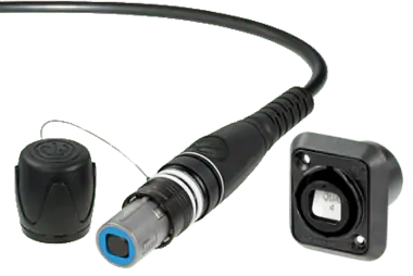 Product image of the Neutrik Opticalcon Quad supplied by Bigabox Productions LED Video Processing & Scaling equipment hire