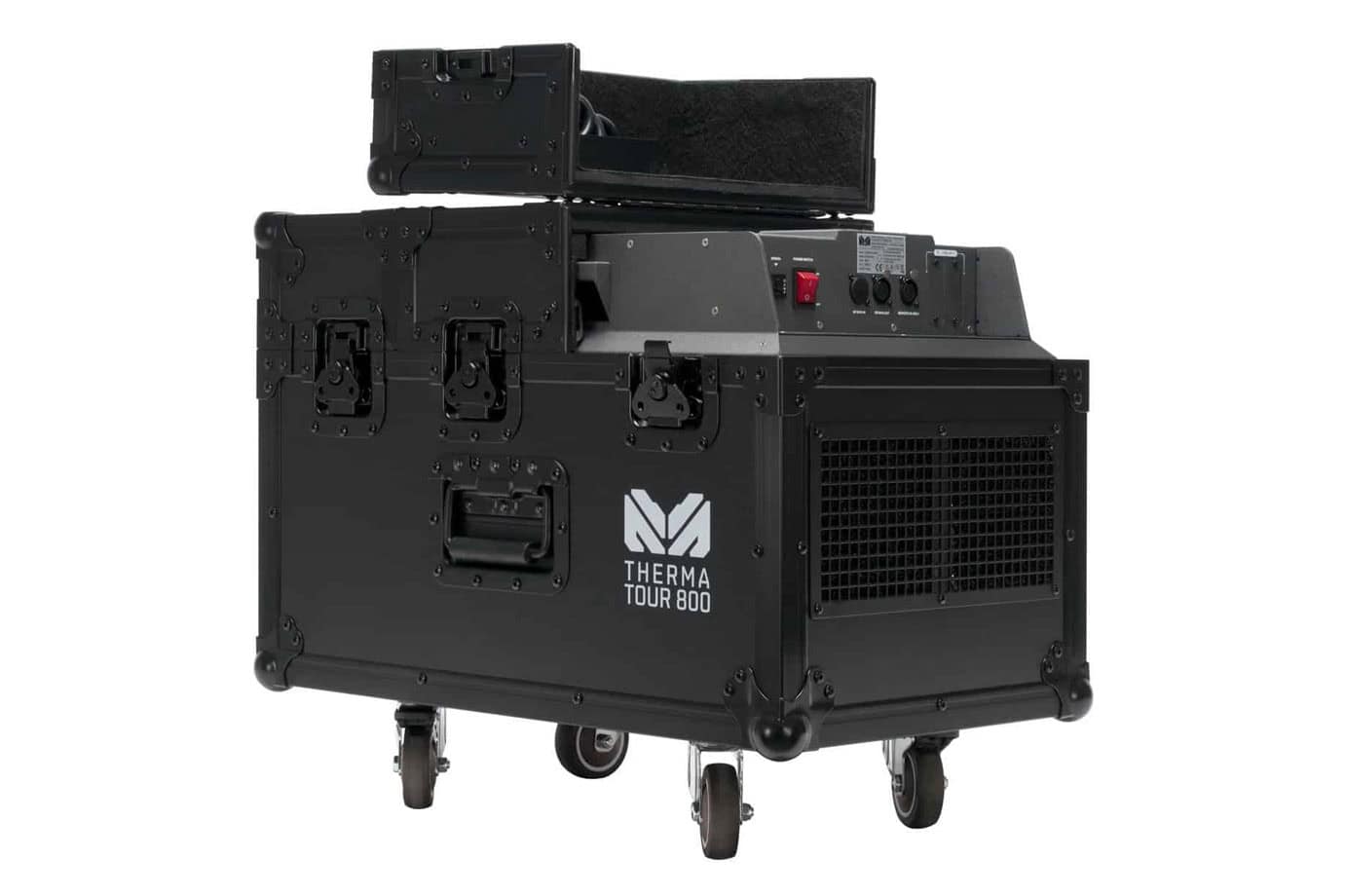 Therma Tour 800 Front Angled | Bigabox Productions||Therma Tour 800 Front | Bigabox Productions|Therma Tour 800 Open Angled | Bigabox Productions|Therma Tour 800 Front Open Vented | Bigabox Productions|New Touring Products and Kit from Bigabox Productions THERMA TOUR 800